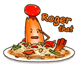 Happy to be "Thai food" (Worldwide) sticker #8908360