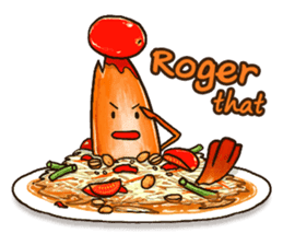 Happy to be "Thai food" (Worldwide) sticker #8908360