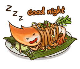 Happy to be "Thai food" (Worldwide) sticker #8908370