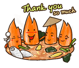 Happy to be "Thai food" (Worldwide) sticker #8908375