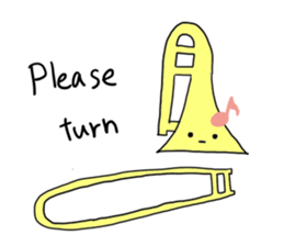 we like orchestra trombone sticker #8908461