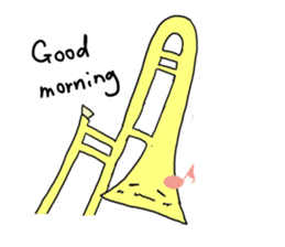 we like orchestra trombone sticker #8908464