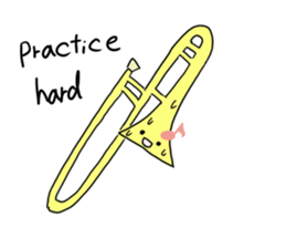 we like orchestra trombone sticker #8908466