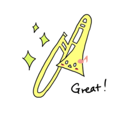 we like orchestra trombone sticker #8908471