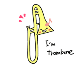 we like orchestra trombone sticker #8908489