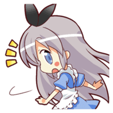 CUTE GIRL Alice third series sticker #8908522