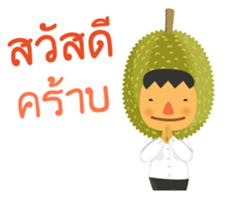 Enjoy with Thai fruits (Thai) sticker #8908536
