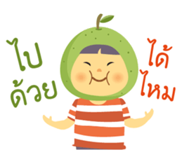 Enjoy with Thai fruits (Thai) sticker #8908552