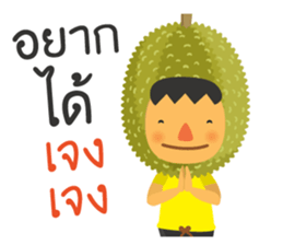 Enjoy with Thai fruits (Thai) sticker #8908553