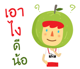 Enjoy with Thai fruits (Thai) sticker #8908569