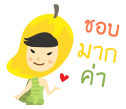 Enjoy with Thai fruits (Thai) sticker #8908571