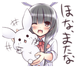 Kansai dialect bunny girl sticker #8908582