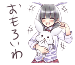 Kansai dialect bunny girl sticker #8908586