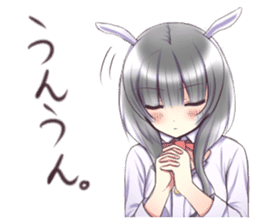Kansai dialect bunny girl sticker #8908596