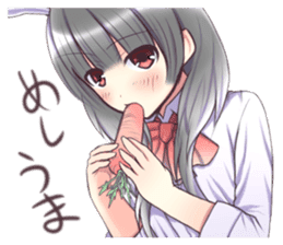 Kansai dialect bunny girl sticker #8908607