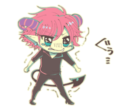 cute devil boy sticker #8908662