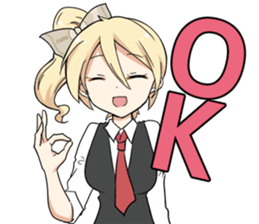 charge girl sticker #8908704