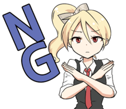 charge girl sticker #8908705