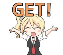 charge girl sticker #8908706