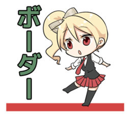 charge girl sticker #8908731