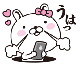 lovely rabbita sticker #8908791