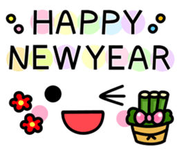 HAPPY NEW YEAR 2016 Message sticker #8908817