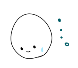 The round with white guys 2 sticker #8909405