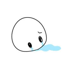 The round with white guys 2 sticker #8909407