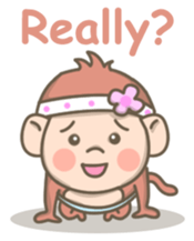 Pinky the Pretty Monkey sticker #8910177