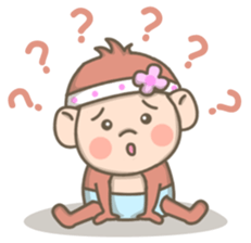 Pinky the Pretty Monkey sticker #8910178