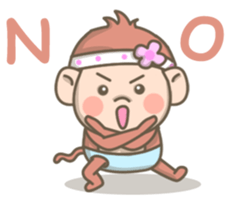 Pinky the Pretty Monkey sticker #8910181