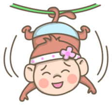 Pinky the Pretty Monkey sticker #8910183