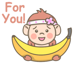 Pinky the Pretty Monkey sticker #8910184