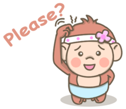 Pinky the Pretty Monkey sticker #8910187