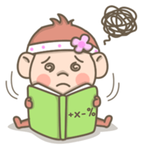 Pinky the Pretty Monkey sticker #8910188