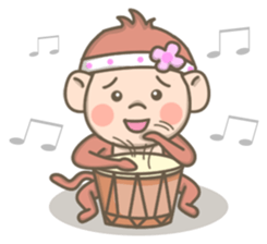 Pinky the Pretty Monkey sticker #8910190