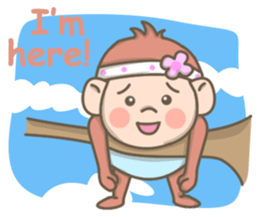 Pinky the Pretty Monkey sticker #8910192