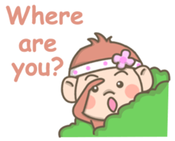 Pinky the Pretty Monkey sticker #8910193