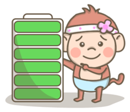 Pinky the Pretty Monkey sticker #8910194