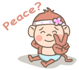 Pinky the Pretty Monkey sticker #8910195