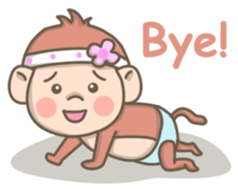 Pinky the Pretty Monkey sticker #8910199