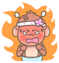 Pinky the Pretty Monkey sticker #8910202