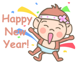 Pinky the Pretty Monkey sticker #8910203