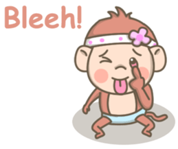 Pinky the Pretty Monkey sticker #8910206