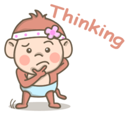 Pinky the Pretty Monkey sticker #8910208