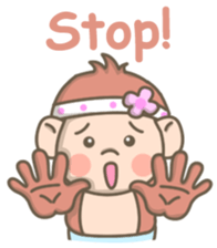 Pinky the Pretty Monkey sticker #8910213