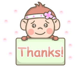 Pinky the Pretty Monkey sticker #8910214