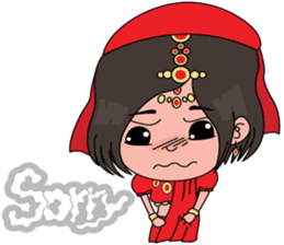 Chiku and Piku toon sticker #8910447