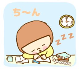 The high school girl who does her best sticker #8910591