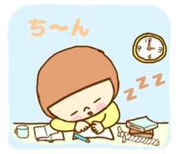 The high school girl who does her best sticker #8910591